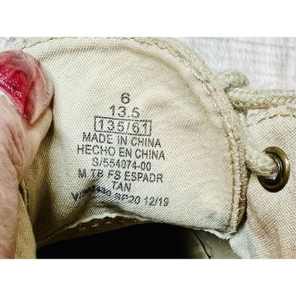 Old Navy Toddler Faux Suede Desert Espadrille High Top Beige Boots 6 Casual Boys - Picture 8 of 10